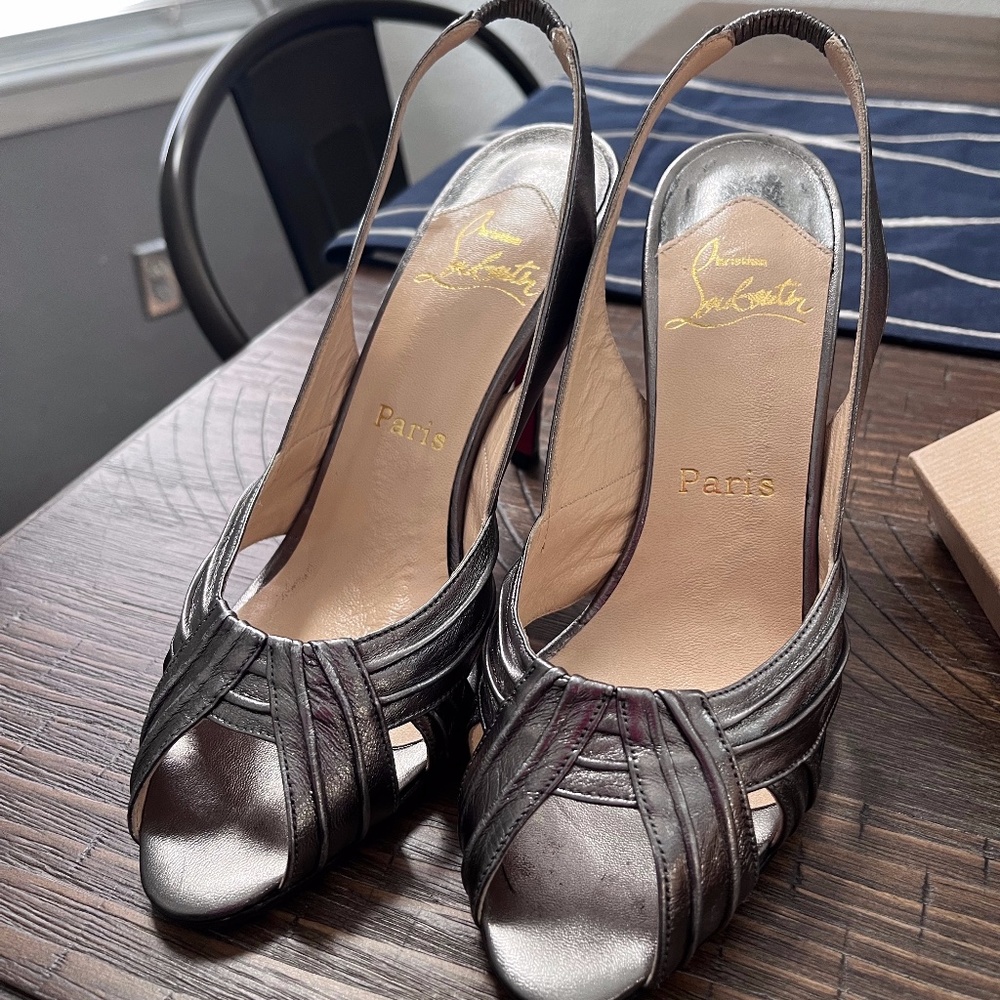 Christian Louboutin | Silver Heels